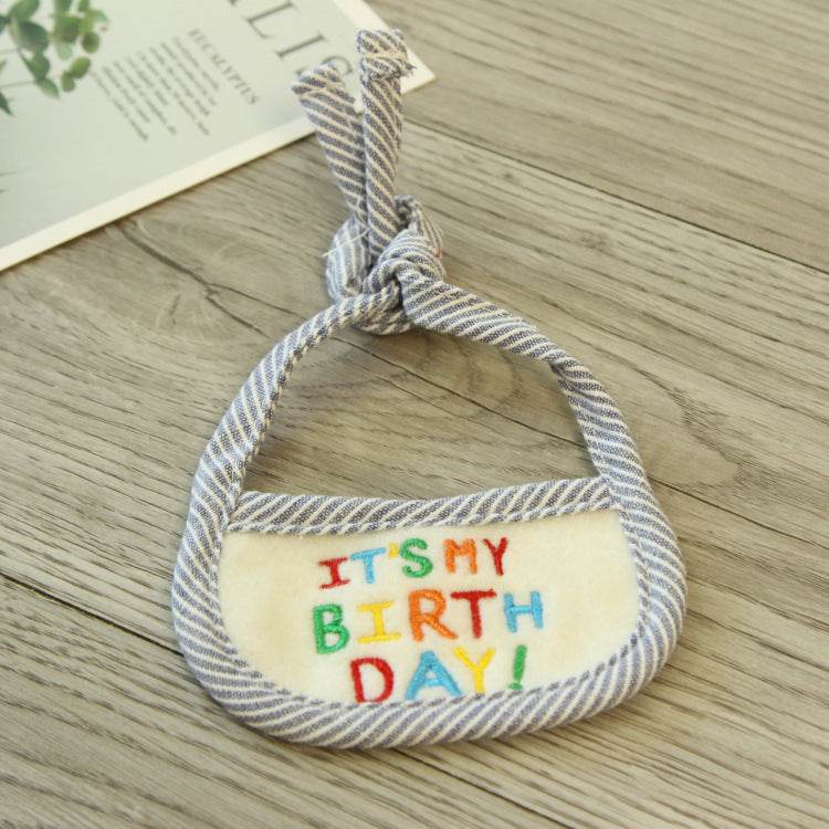 Hand-woven Bib Cat And Dog Bib - Mubimart