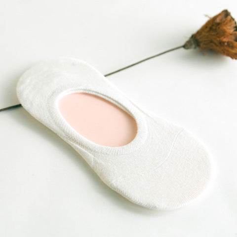 Spring And Summer Women'S Socks, Women'S Solid Color Socks, Low-Cut Shallow Mouth Leisure Boat Socks, Silicone Non-Slip Invisible Socks Wholesale - Mubimart