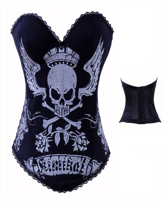 Golden Skull Corset, Palace High-End Corset - Mubimart