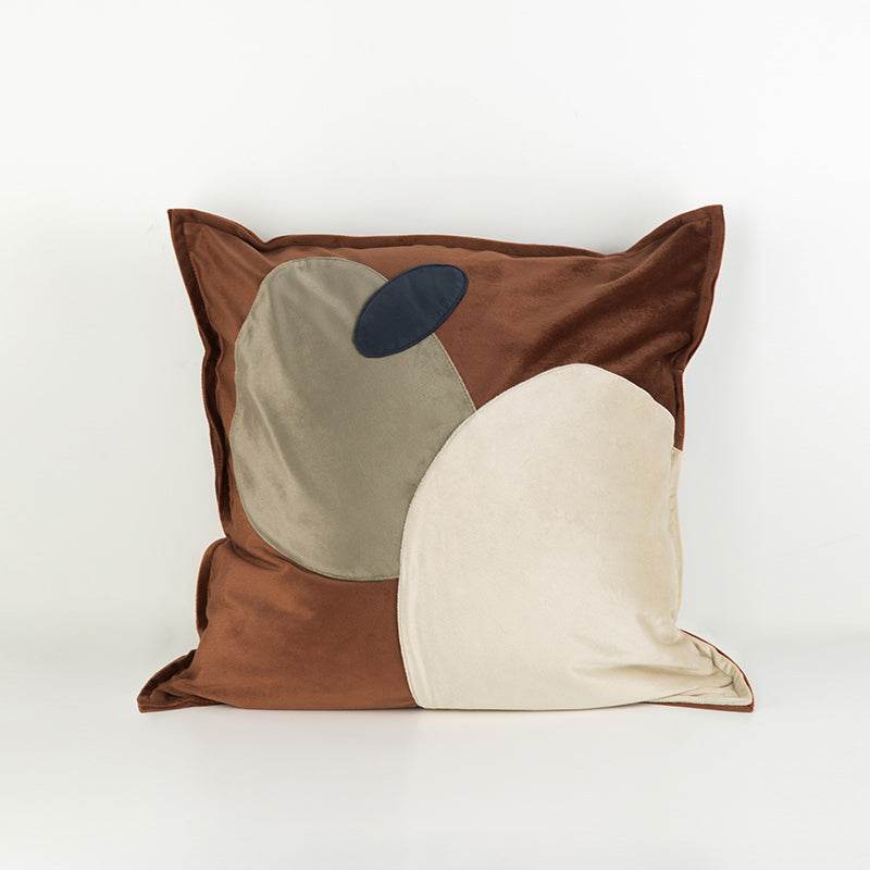 Pillowcase Nordic Style Geometric Contrast Color Sofa Pillowcase - Mubimart
