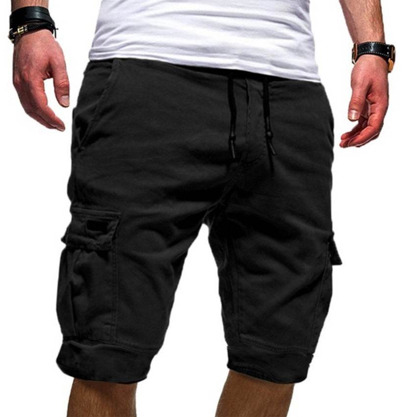 Men Casual Jogger Sports Cargo Shorts Military Combat Workout Gym Trousers Summer Mens Clothing - Mubimart