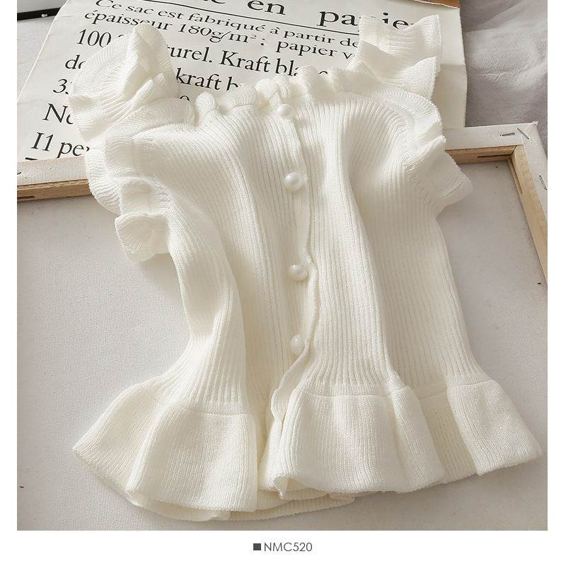 Woman Knitted Tank Top Women Strap Vest Sexy Female Knitting Crop Top Dropshipping - Mubimart