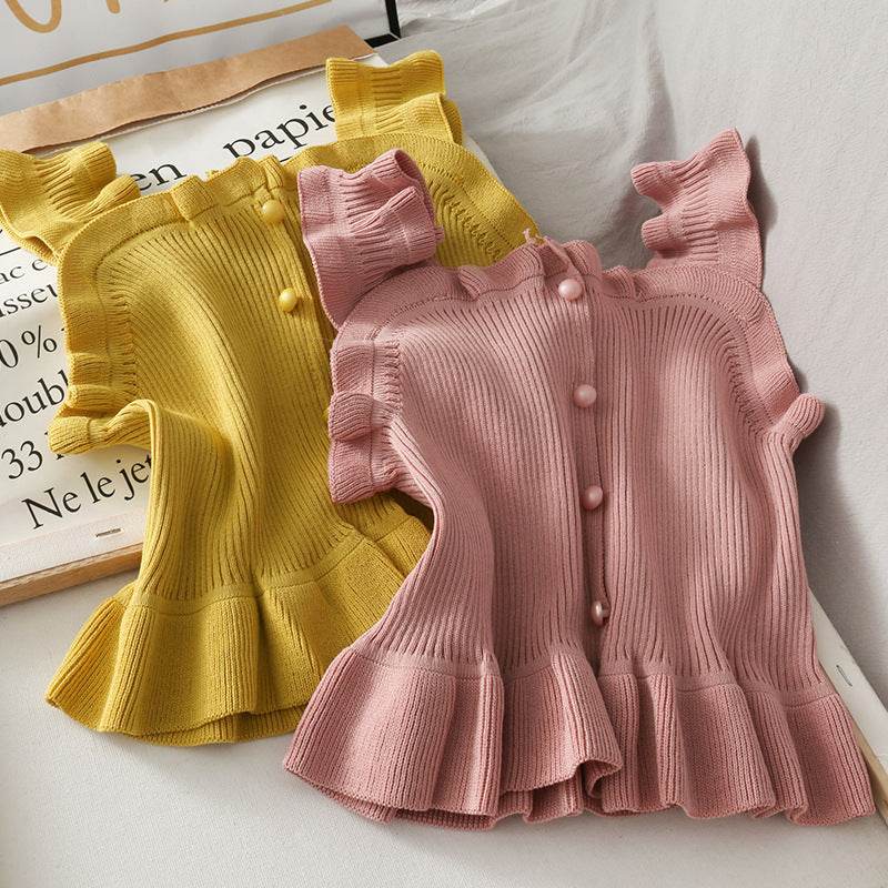 Woman Knitted Tank Top Women Strap Vest Sexy Female Knitting Crop Top Dropshipping - Mubimart