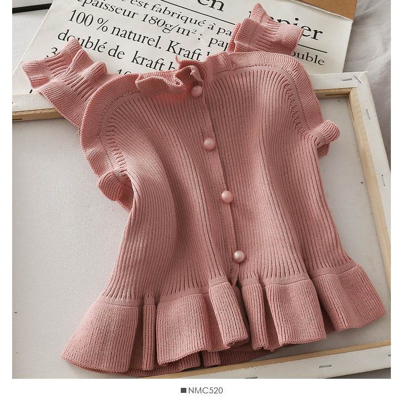 Woman Knitted Tank Top Women Strap Vest Sexy Female Knitting Crop Top Dropshipping - Mubimart