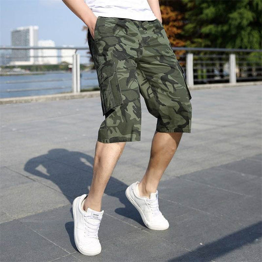 Camouflage Casual Sports Cargo Shorts - Mubimart