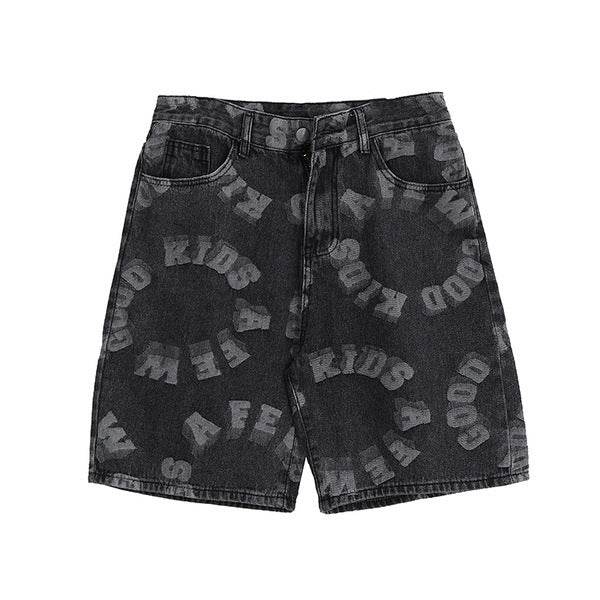 Summer Thin Korean Denim Shorts - Mubimart