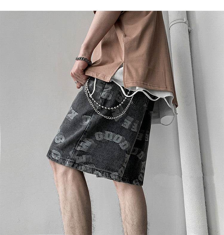 Summer Thin Korean Denim Shorts - Mubimart