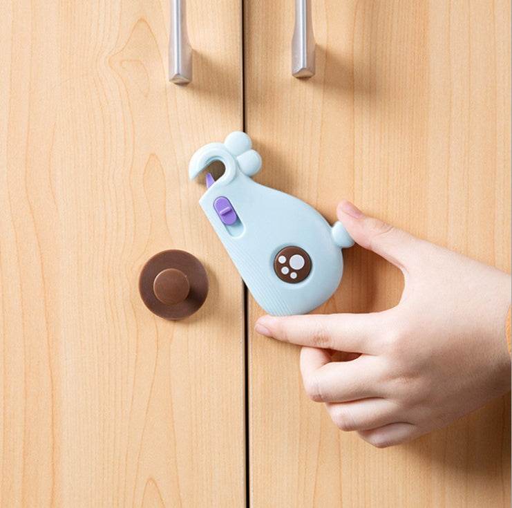 Cabinet door whale child lock - Mubimart