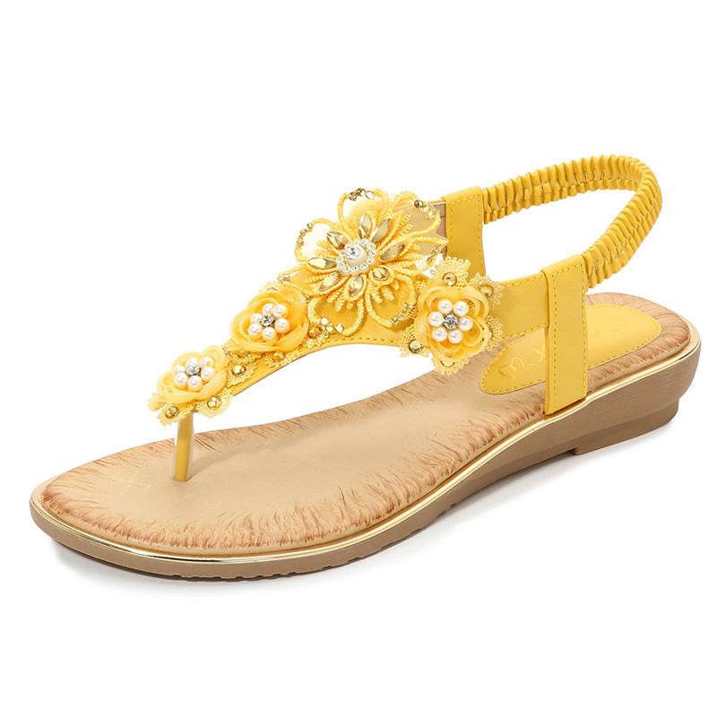 Foot Elastic Band Sandals Women - Mubimart