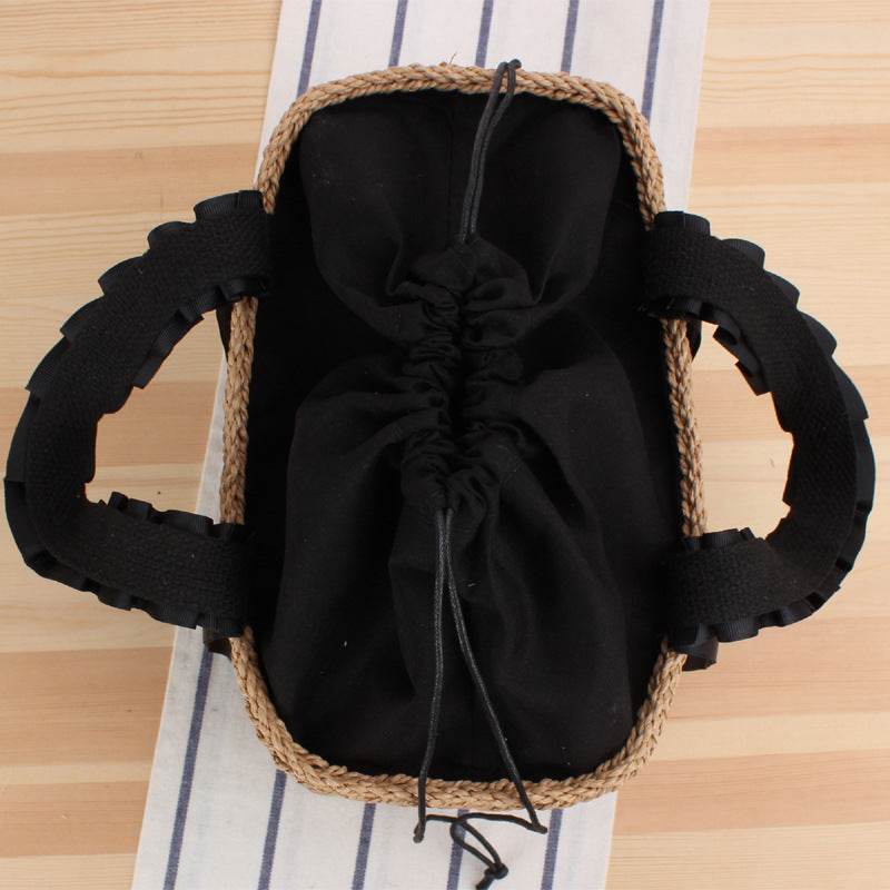 Wholesale Straw Woven Bag Women Woven Handbag Summer Beach All-Match Paper Rope Woven Bag - Mubimart