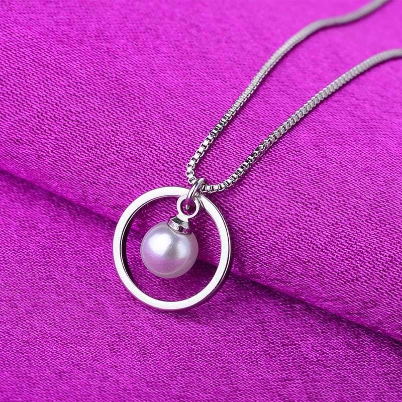 New Pearl Necklace Choker With Pendant Chain Necklaces For Women Jewelry To Mother In Law Mother'S Day Gift - Mubimart