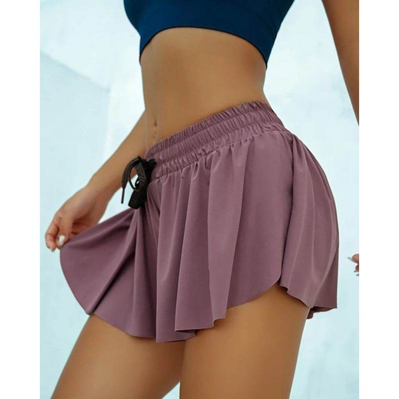 Scrunch-Skirt Cycling-Biker-Shorts Butt Gym-Workout Marathon Running Women for Girls - Mubimart
