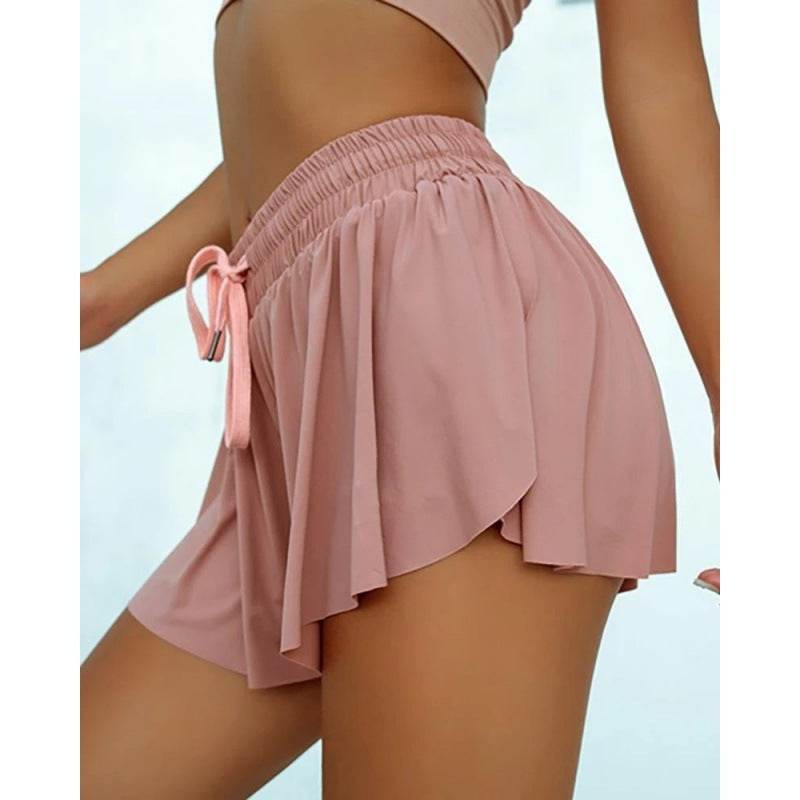 Scrunch-Skirt Cycling-Biker-Shorts Butt Gym-Workout Marathon Running Women for Girls - Mubimart