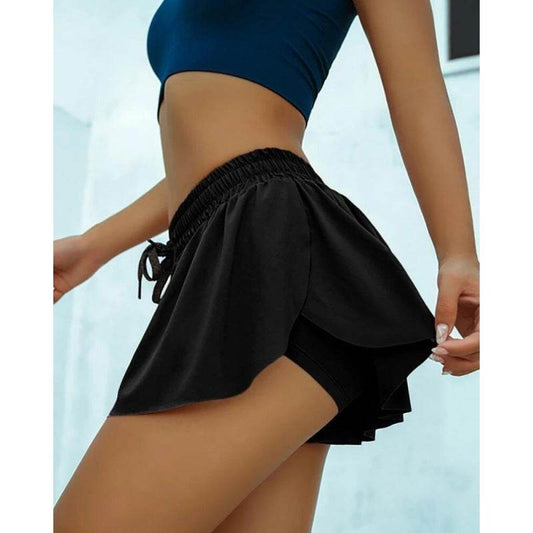 Scrunch-Skirt Cycling-Biker-Shorts Butt Gym-Workout Marathon Running Women for Girls - Mubimart