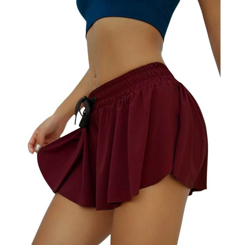 Scrunch-Skirt Cycling-Biker-Shorts Butt Gym-Workout Marathon Running Women for Girls - Mubimart