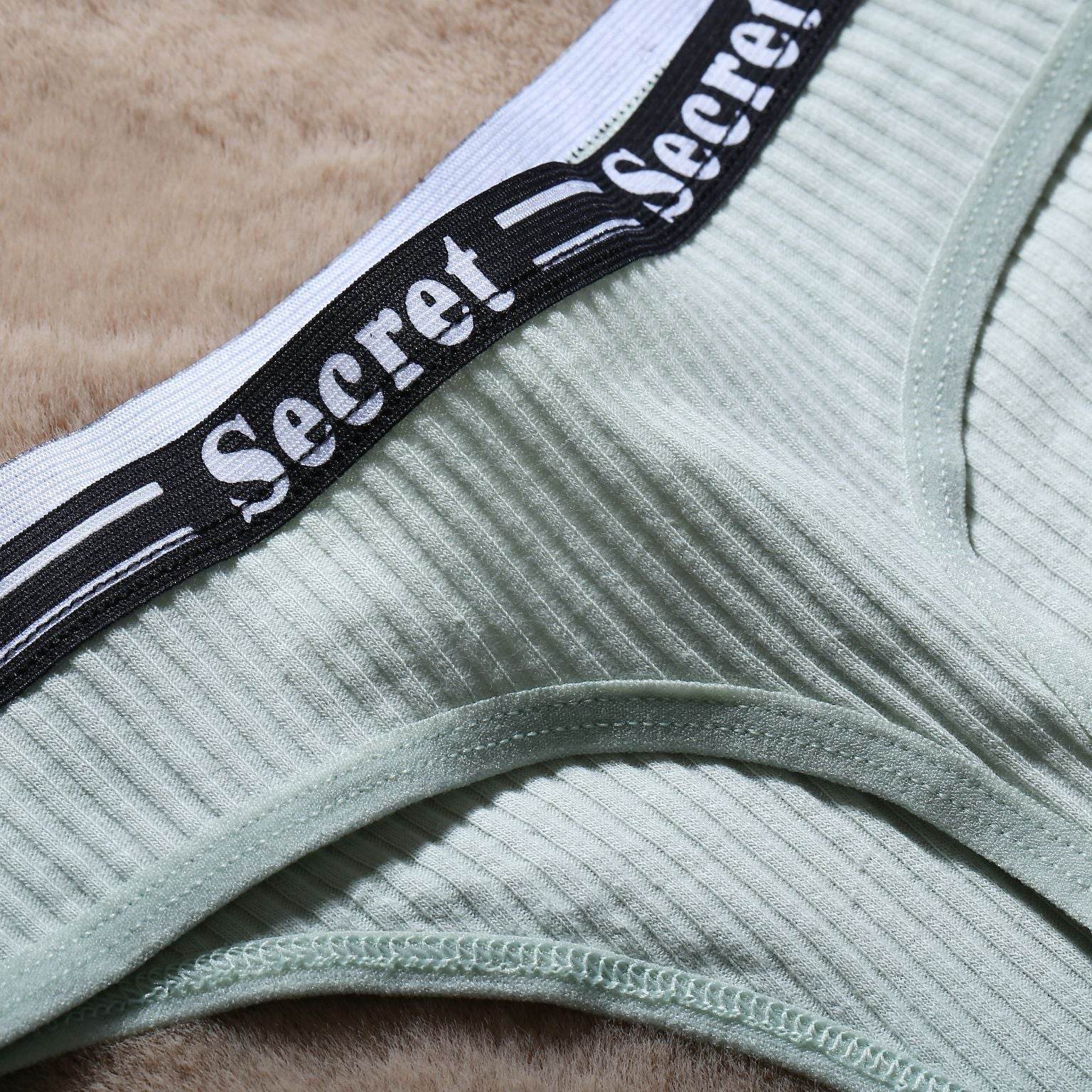 Women Seamless Cotton Underwear Sexy G String Thongs Briefs - Mubimart
