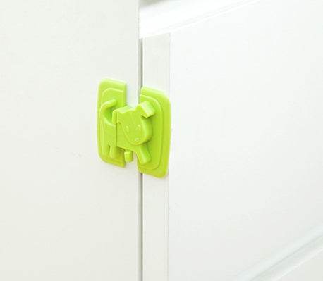 Cartoon Puppy Safety Lock Children'S Anti-Pinch Hand Cabinet Lock - Mubimart