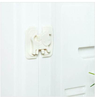 Cartoon Puppy Safety Lock Children'S Anti-Pinch Hand Cabinet Lock - Mubimart