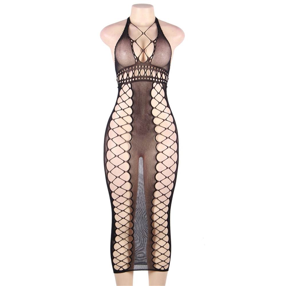 Sexy Lingerie Erotic Hot Women Bodystocking Bodysuits Crotch Tights Transparent Body Stockings Sex Clothes Mesh Underwear - Mubimart