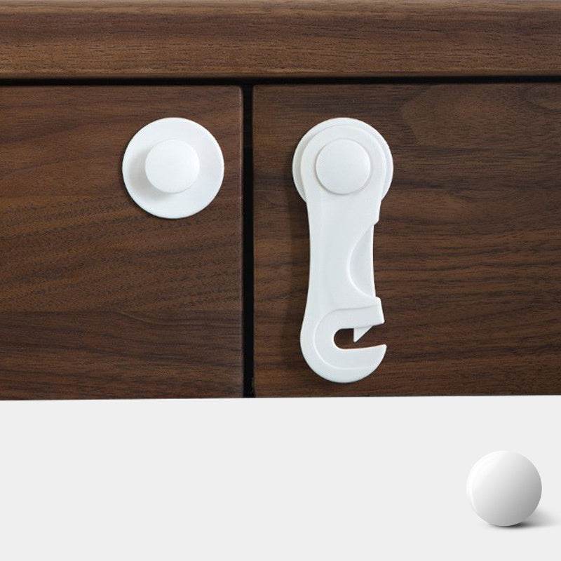 New Baby Safety Protection Lock Drawer Lock Child Safety Anti-pinch Hand Cabinet Door Refrigerator Lock Toilet Lock - Mubimart