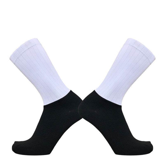 Team Version Of Aerodynamic Cycling Socks Men And Women Socks Non-Slip Silicone Cycling Socks Aero Socks - Mubimart
