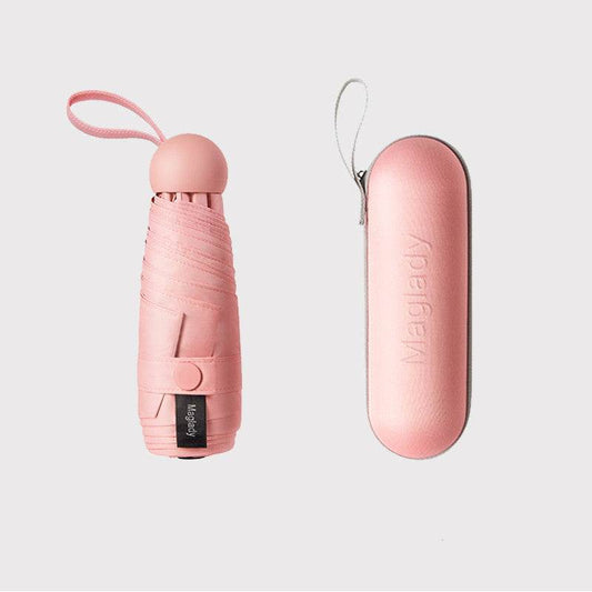 Capsule Sun Umbrella Female Sun Protection And UV Protection - Mubimart