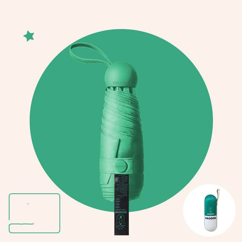 Capsule Sun Umbrella Female Sun Protection And UV Protection - Mubimart