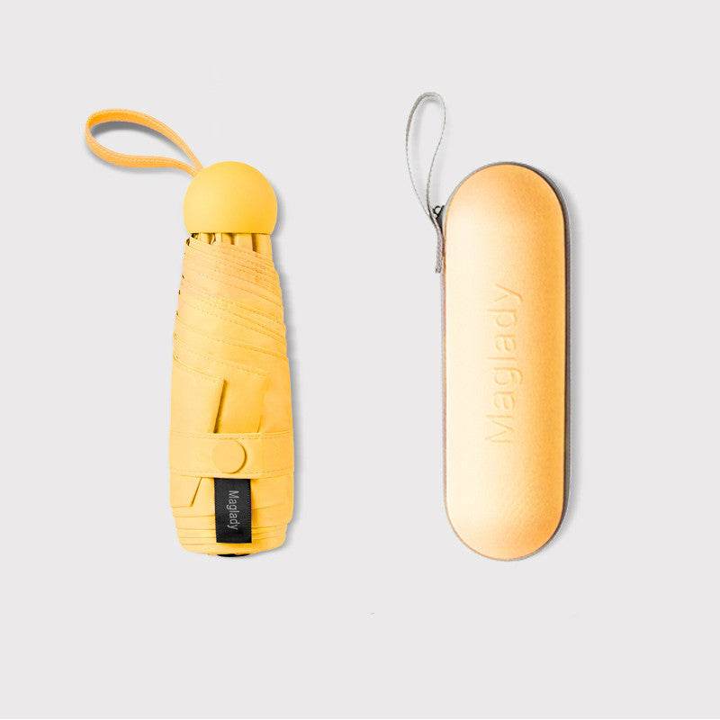 Capsule Sun Umbrella Female Sun Protection And UV Protection - Mubimart