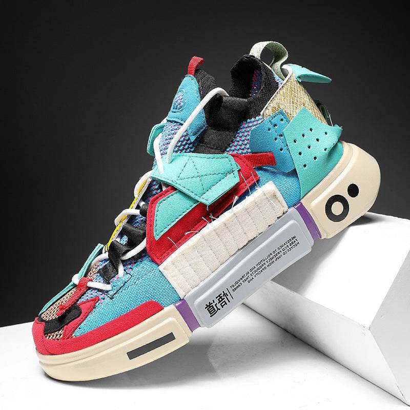 Men's Sports Shoes Thick-soled Shoes Wish Old Shoes Men - Mubimart