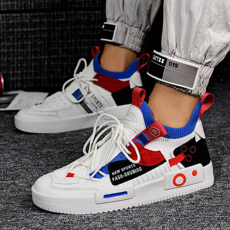 Men's Sports Shoes Thick-soled Shoes Wish Old Shoes Men - Mubimart