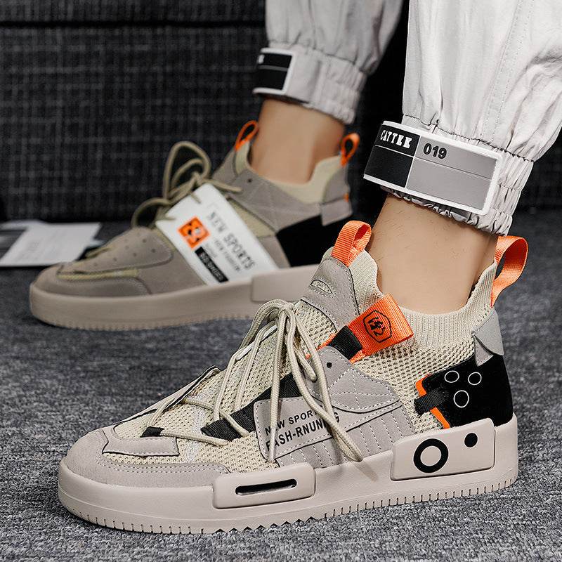 Men's Sports Shoes Thick-soled Shoes Wish Old Shoes Men - Mubimart