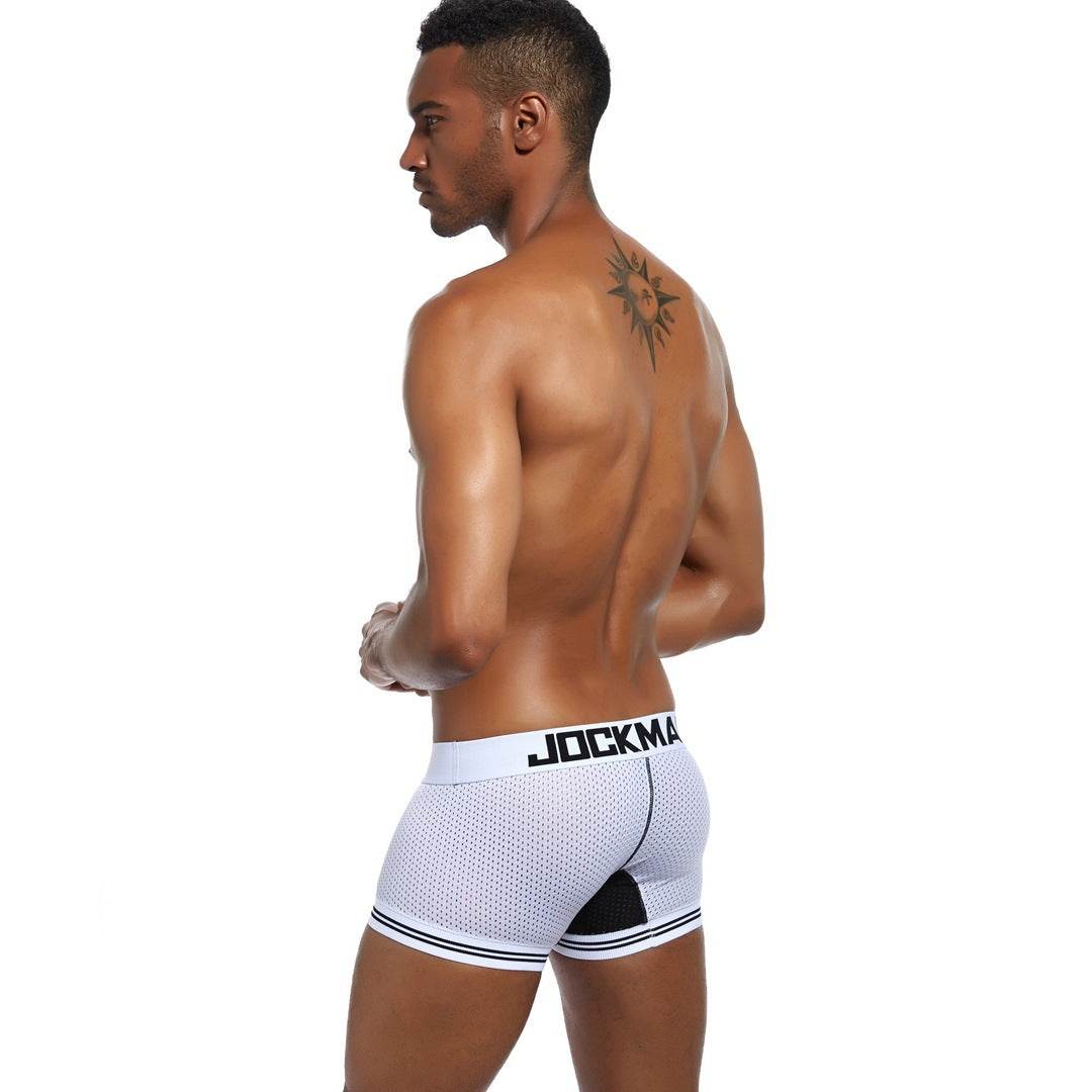 Underwear Boxer Men Breathable Mesh Mens Boxers - Mubimart