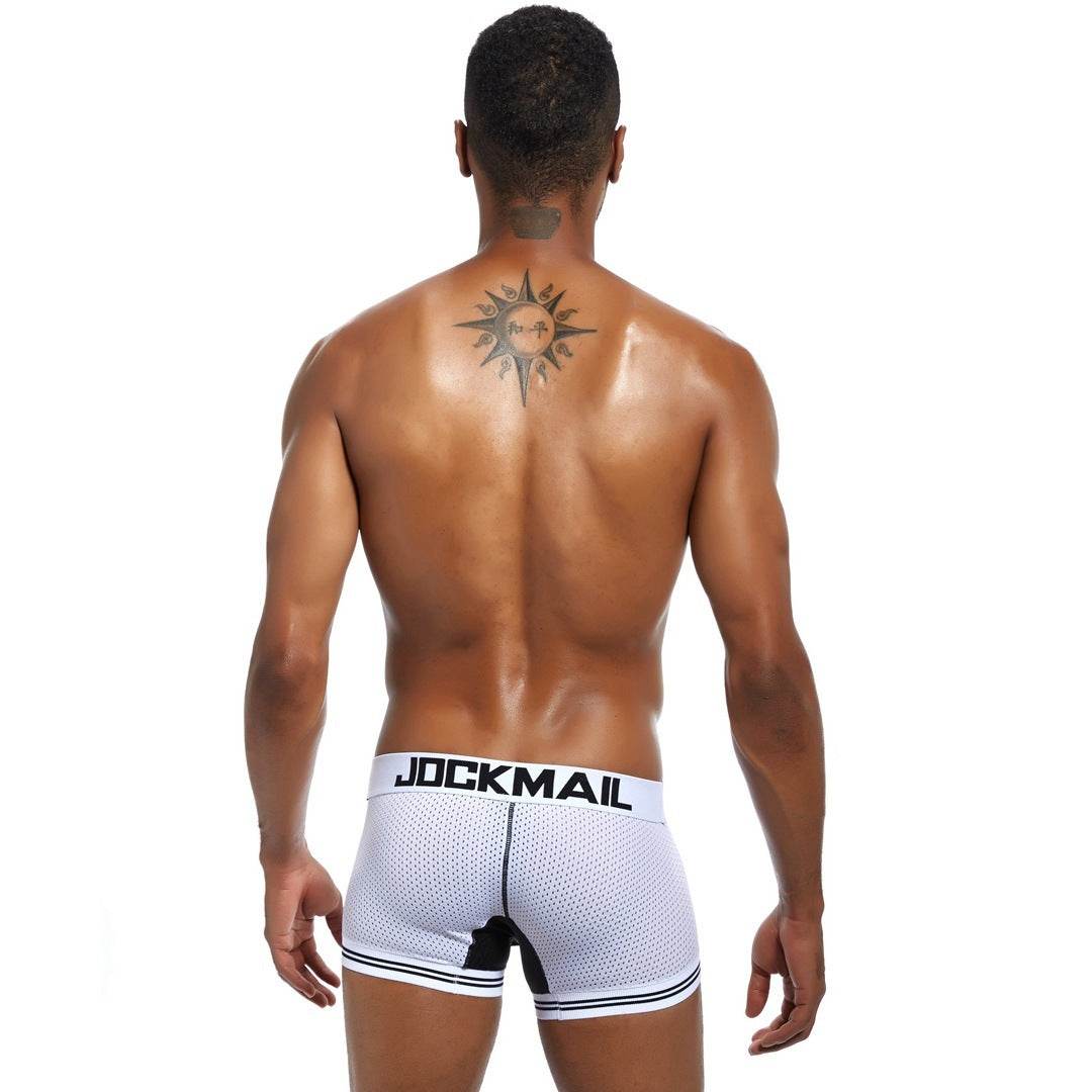 Underwear Boxer Men Breathable Mesh Mens Boxers - Mubimart