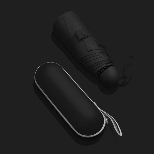 Sun Umbrella Female Sunscreen Anti Ultraviolet Compact Portable Folding 50 Off Pocket Capsule Sun And Rain Umbrella Dual-use Umbrella - Mubimart