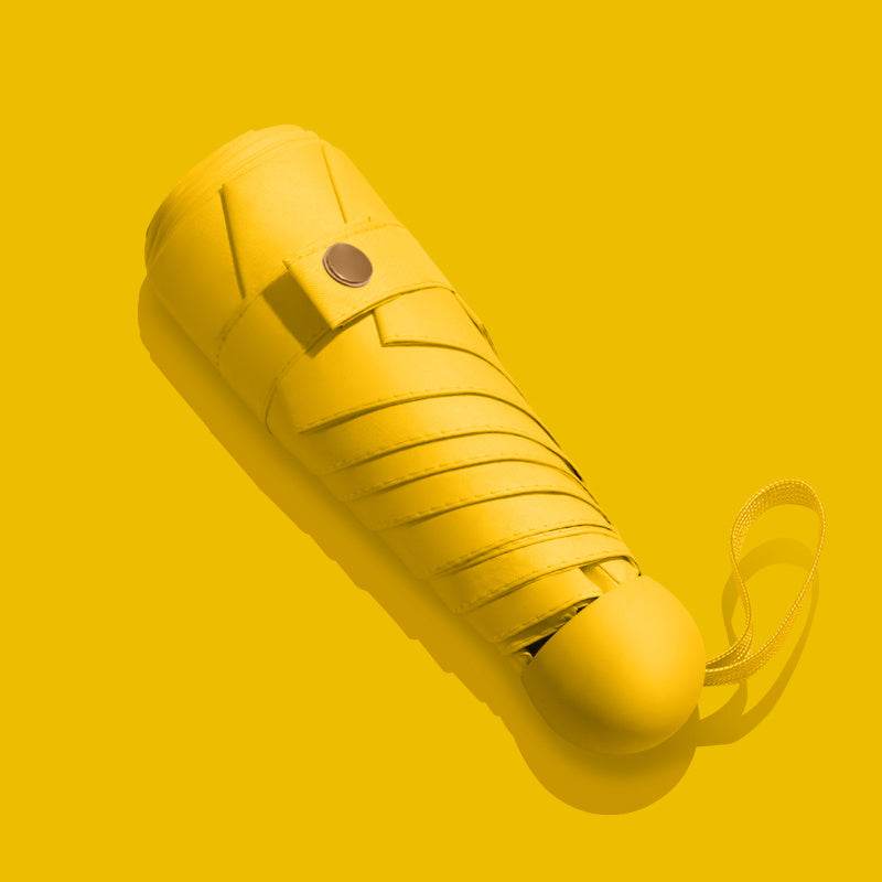 Sun Umbrella Female Sunscreen Anti Ultraviolet Compact Portable Folding 50 Off Pocket Capsule Sun And Rain Umbrella Dual-use Umbrella - Mubimart