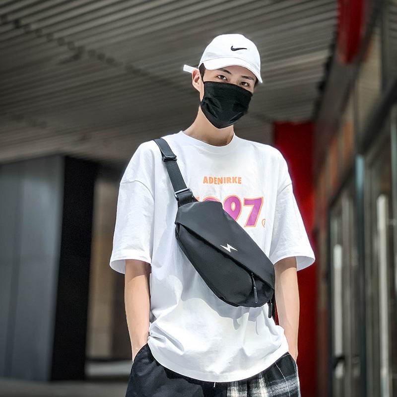 Unisex Casual Travel Fanny Pack Waterproof Waist Bag for Men Lightweight Man Belt Pouch Phone Pocket Men's Shoulder Bag Murse - Mubimart