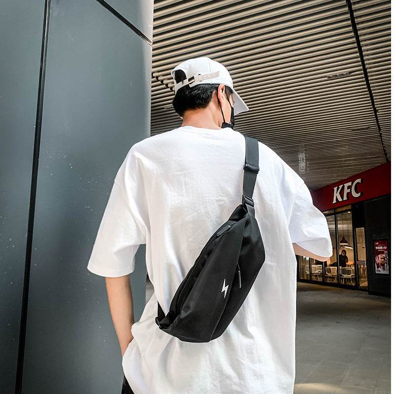 Unisex Casual Travel Fanny Pack Waterproof Waist Bag for Men Lightweight Man Belt Pouch Phone Pocket Men's Shoulder Bag Murse - Mubimart
