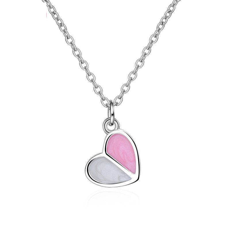Necklace Ice Cream Heart Chain Necklace For Women - Mubimart