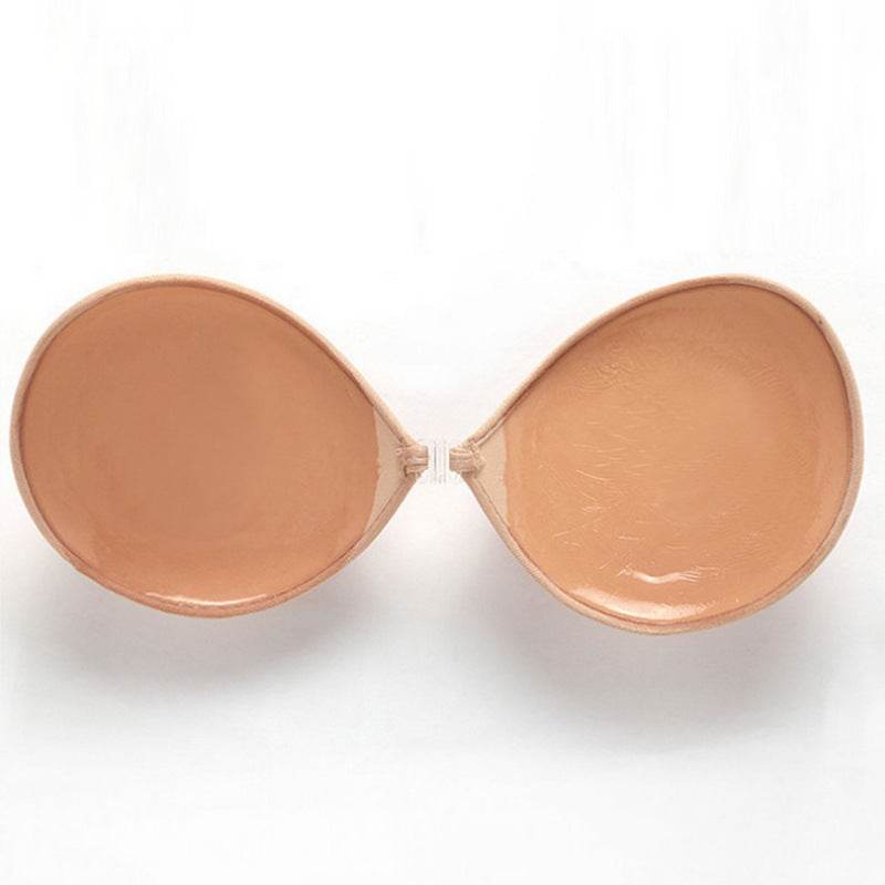 Breathable Seamless Push Up Strapless Invisible One Piece Silicone Bra - Mubimart