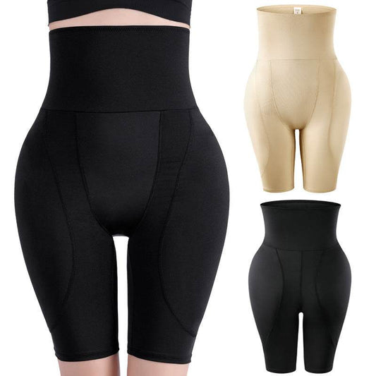 High Waist Abdomen Pants Hip Belt Insert Fake Butt Bottom Boxer Body Shaping Panties - Mubimart