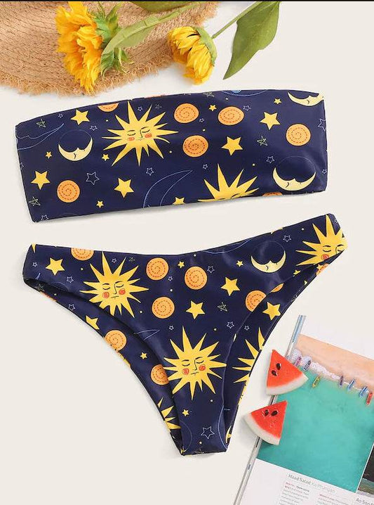 Bikini Swimwear Women Push Up Swimsuit - Mubimart