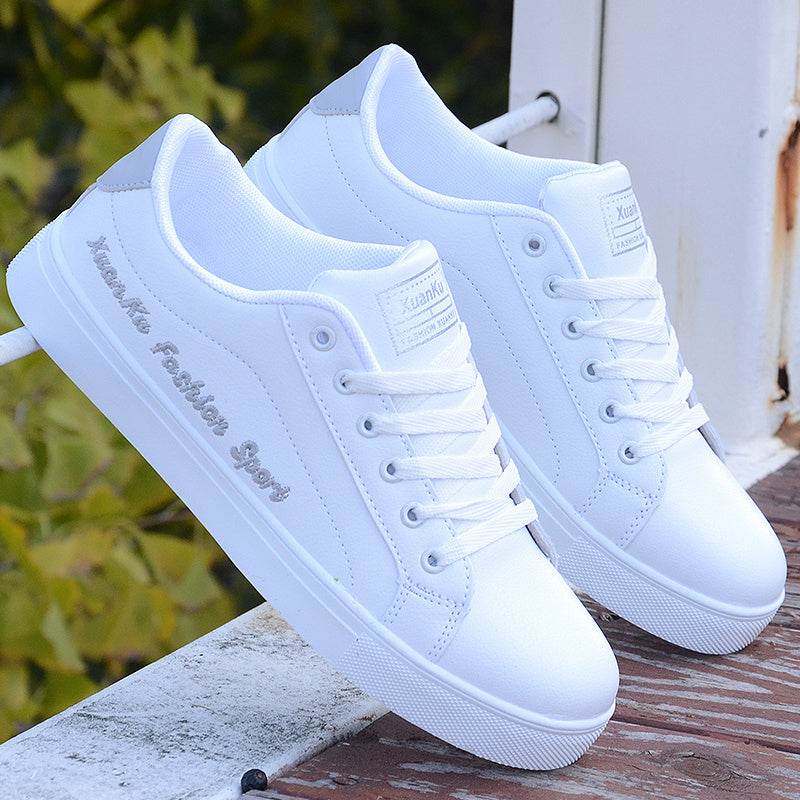 White Trendy Sports Casual Shoes Men - Mubimart