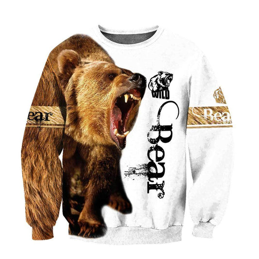 Men Sweatshirt Digital Printing Top Printed Round Neck Sweatshirt - Mubimart