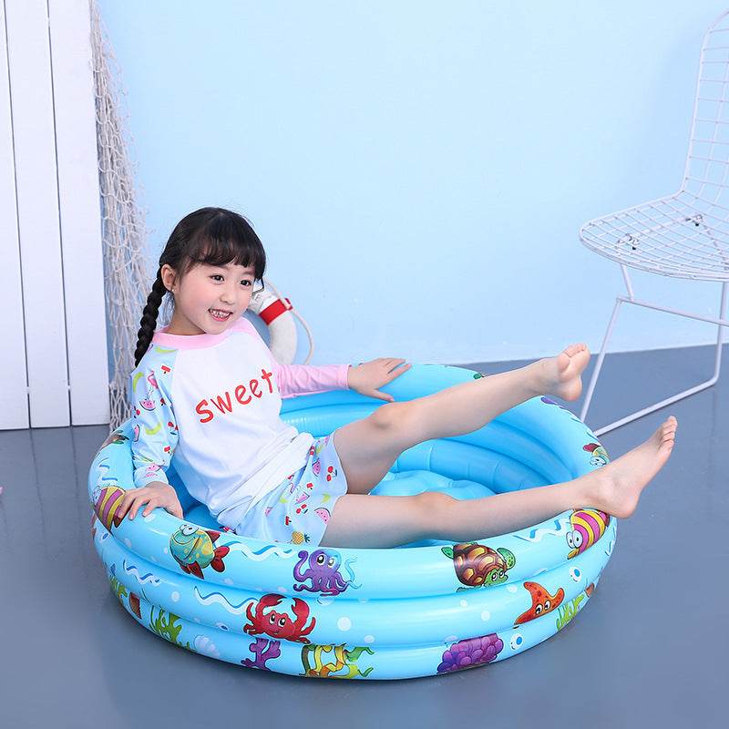 Into The Ocean - Inflatable Baby Swimming Pool - Mubimart