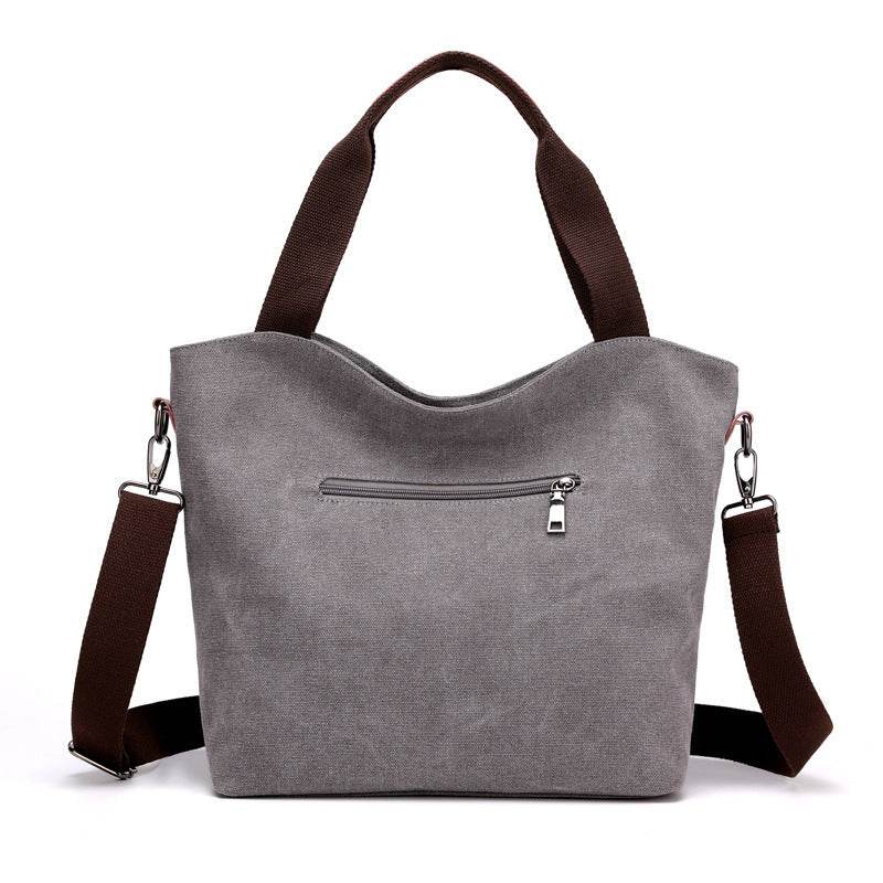 Shoulder women bag canvas bag - Mubimart