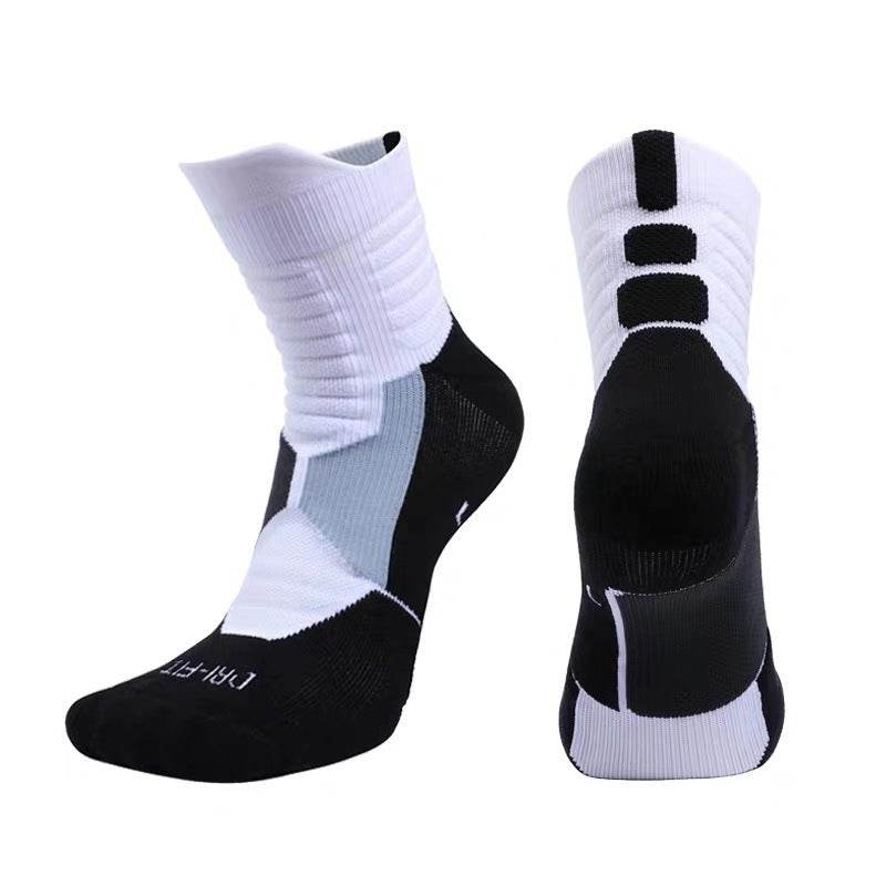Sports Socks, Sweat-Absorbent, Elite Basketball Socks - Mubimart