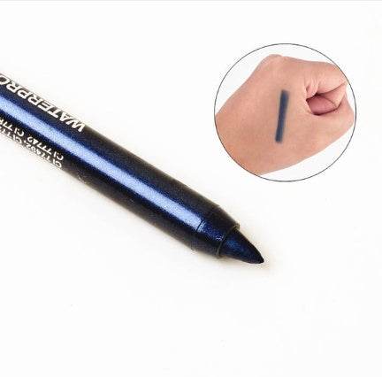 Wine Red Green Blue Purple Silver Eyeliner Eye And Eye Multi-use Eye Shadow Lipstick Eyebrow Pencil - Mubimart