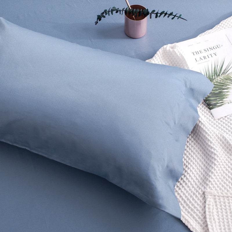 60 Long-staple Cotton Satin Cotton Pillowcases Soft Cotton Single Pillowcase - Mubimart