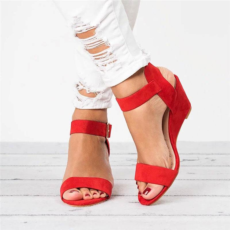 Summer new style wedge sandals women - Mubimart