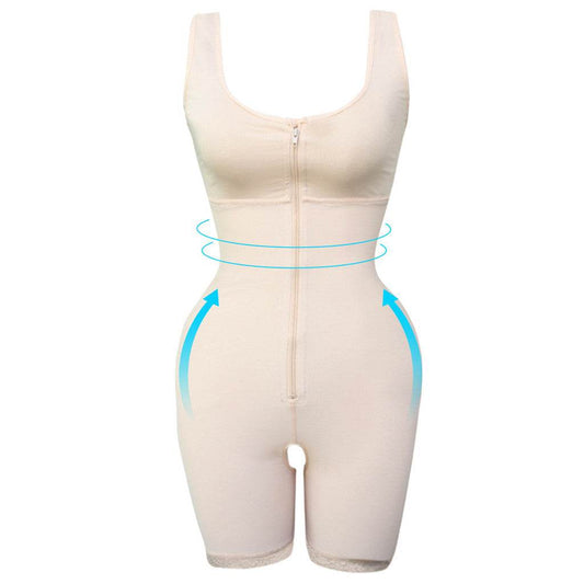 Women's Zipper Slimming Bodysuit Shapewear - Mubimart